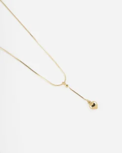COLLANA CRAVATTINO CUORE GOLDEN HEARTIE PLACCATA ORO