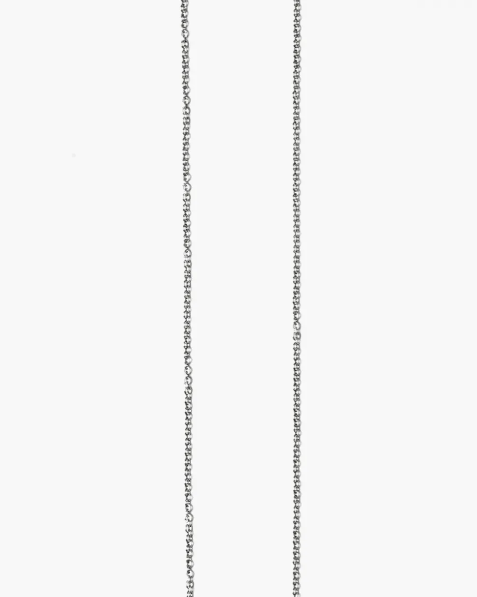 COLLANA FORZATINA 040 IN ARGENTO BRUNITO