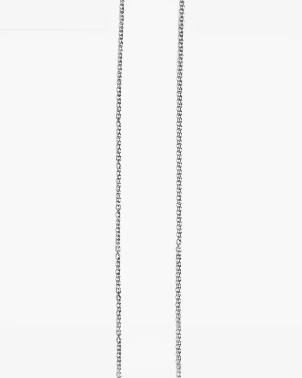 COLLANA FORZATINA 060 IN ARGENTO BRUNITO