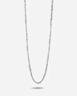 COLLANA FORZATINA INTRECCIATA IN ARGENTO