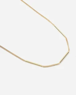 COLLANA GOLDEN BARS PLACCATA ORO