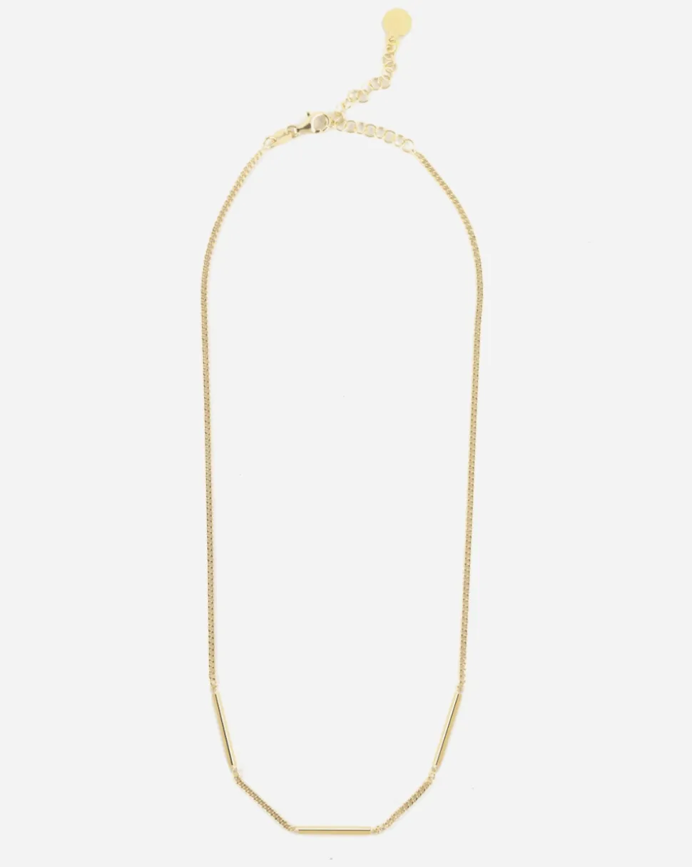 COLLANA GOLDEN BARS PLACCATA ORO