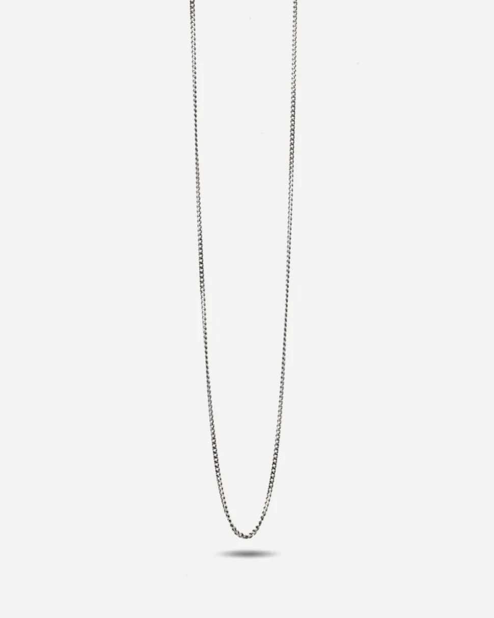 COLLANA GRUMETTA FILO 045 IN ARGENTO