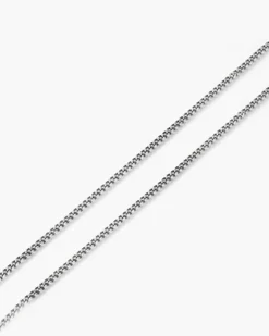 COLLANA GRUMETTA FILO 060 IN ARGENTO
