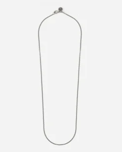 COLLANA GRUMETTA FILO 045 IN ARGENTO