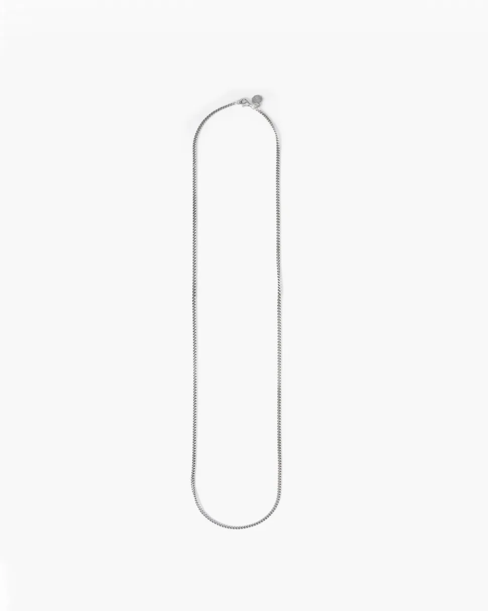COLLANA GRUMETTA FILO 060 IN ARGENTO