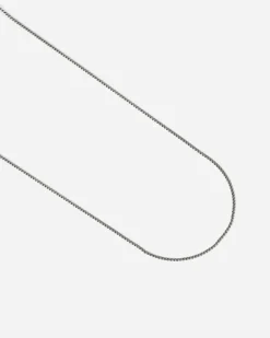 COLLANA GRUMETTA FILO 045 IN ARGENTO