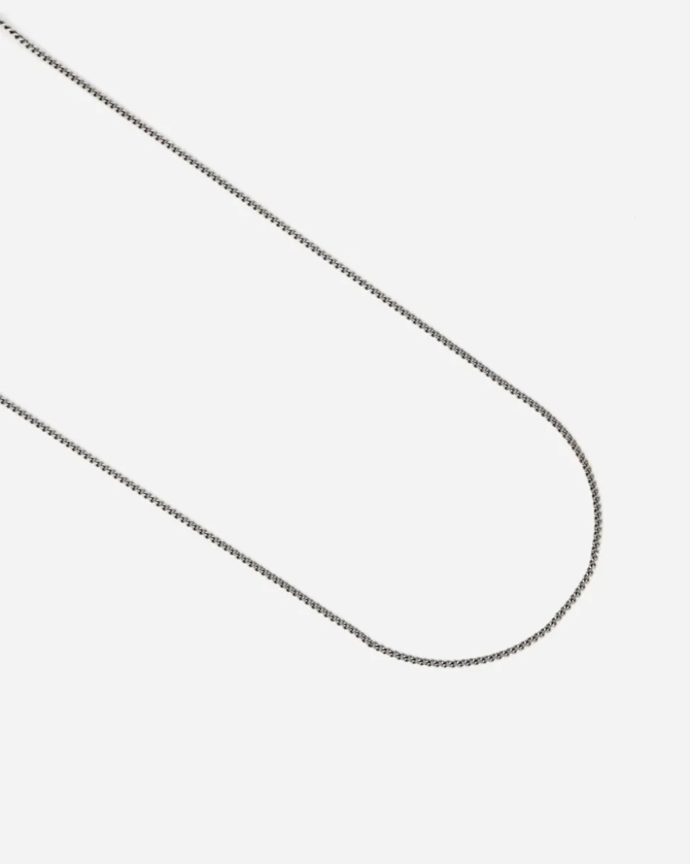 COLLANA GRUMETTA FILO 045 IN ARGENTO
