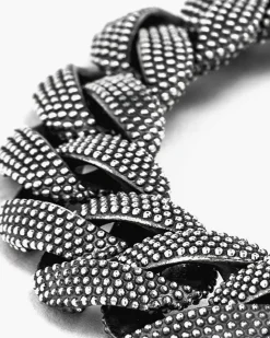 COLLANA GRUMETTA PUNTINATA IN ARGENTO