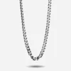COLLANA GRUMETTA QUADRATA FILO 150 IN ARGENTO