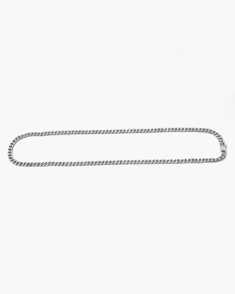 COLLANA GRUMETTA QUADRATA FILO 150 IN ARGENTO