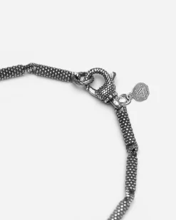 COLLANA IN ARGENTO ROLLER PUNTINATI