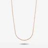 COLLANA LUCE PLACCATA ORO ROSA