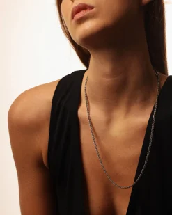 COLLANA MAGLIA GRANCHIO IN ARGENTO