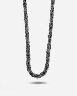 COLLANA MATRIX INTRECCIATA IN ARGENTO