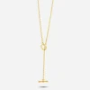 COLLANA ROLO 300 CON T-BAR - 70 ORO GIALLO