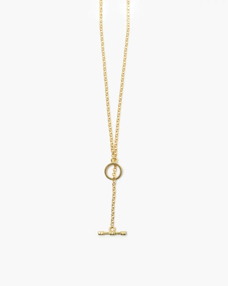 COLLANA ROLO 300 CON T-BAR - 70 ORO GIALLO