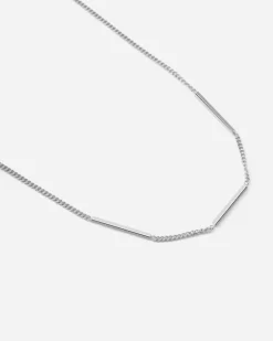 COLLANA SILVER BARS IN ARGENTO