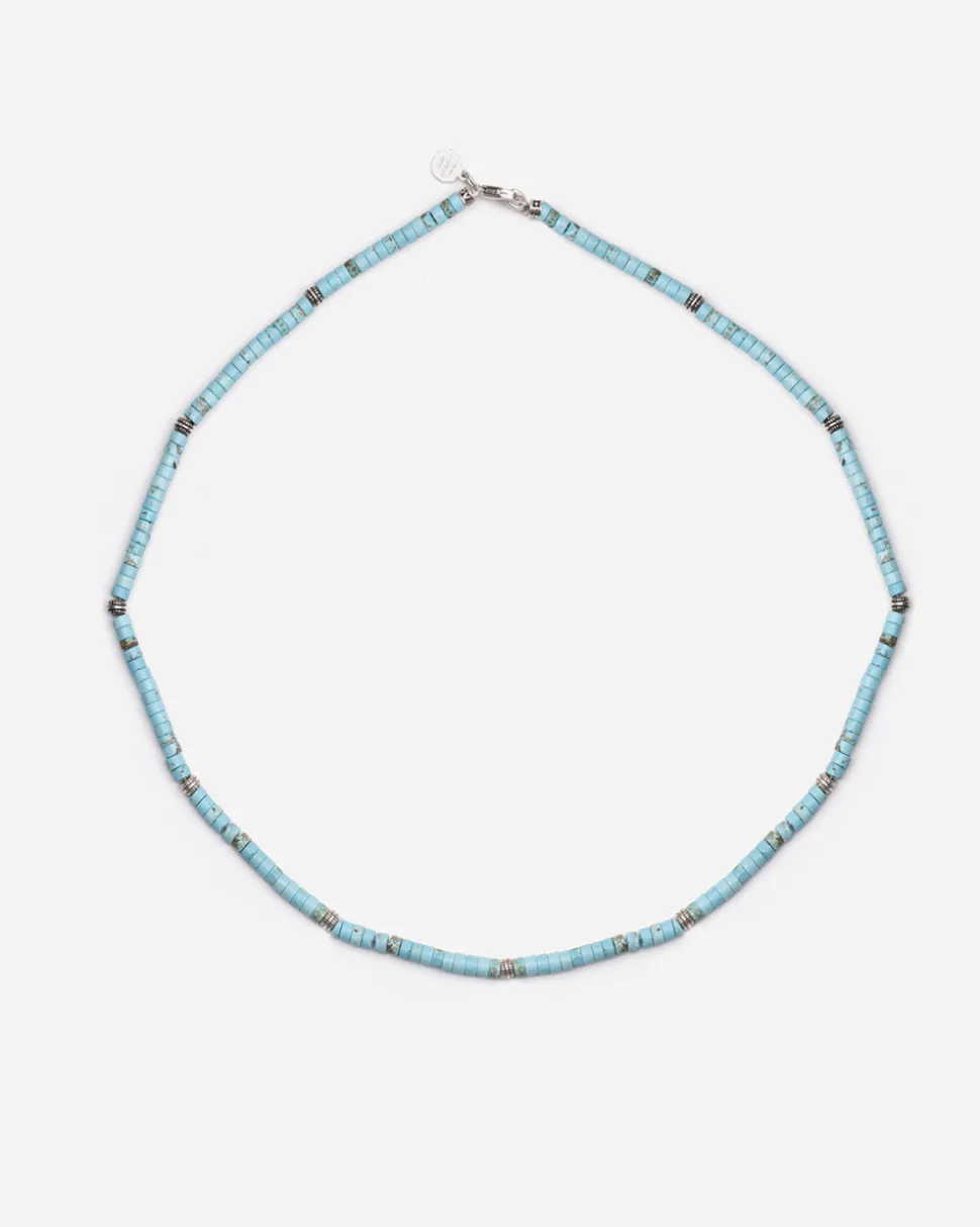 COLLANA SKY STONE CON PIETRE COLOR TURCHESE