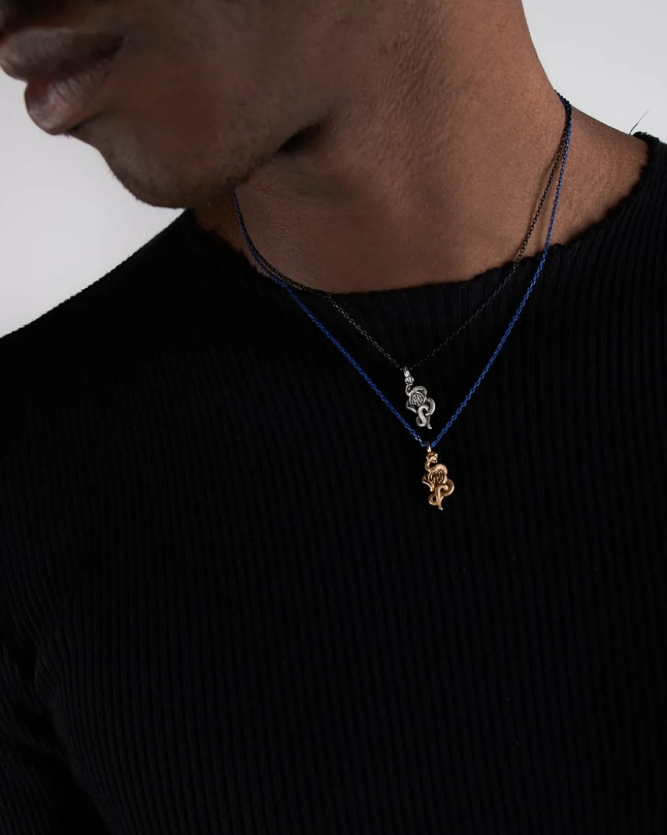 COLLANA SMALTATA PENDENTE BISCIONE INTER X NOVE25
