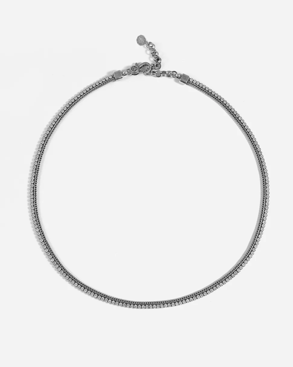 COLLANA TENNIS WHITE FOXTAIL CON BRILLANTI