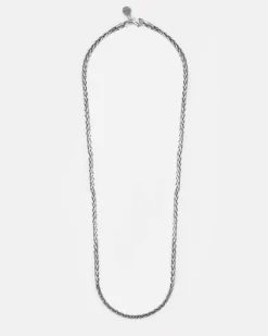COLLANA TRECCIA DIAMOND BRAID IN ARGENTO