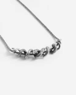 COLLANA VENOMIZED CON SERPENTI IN ARGENTO