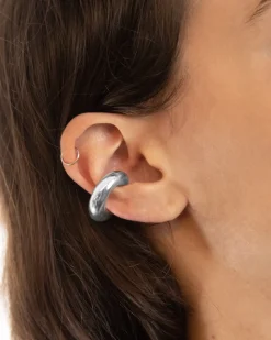 EAR CUFF BOLD FILO 7 MM IN ARGENTO