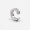 EAR CUFF SCATTINO IN ARGENTO CON BRILLANTI