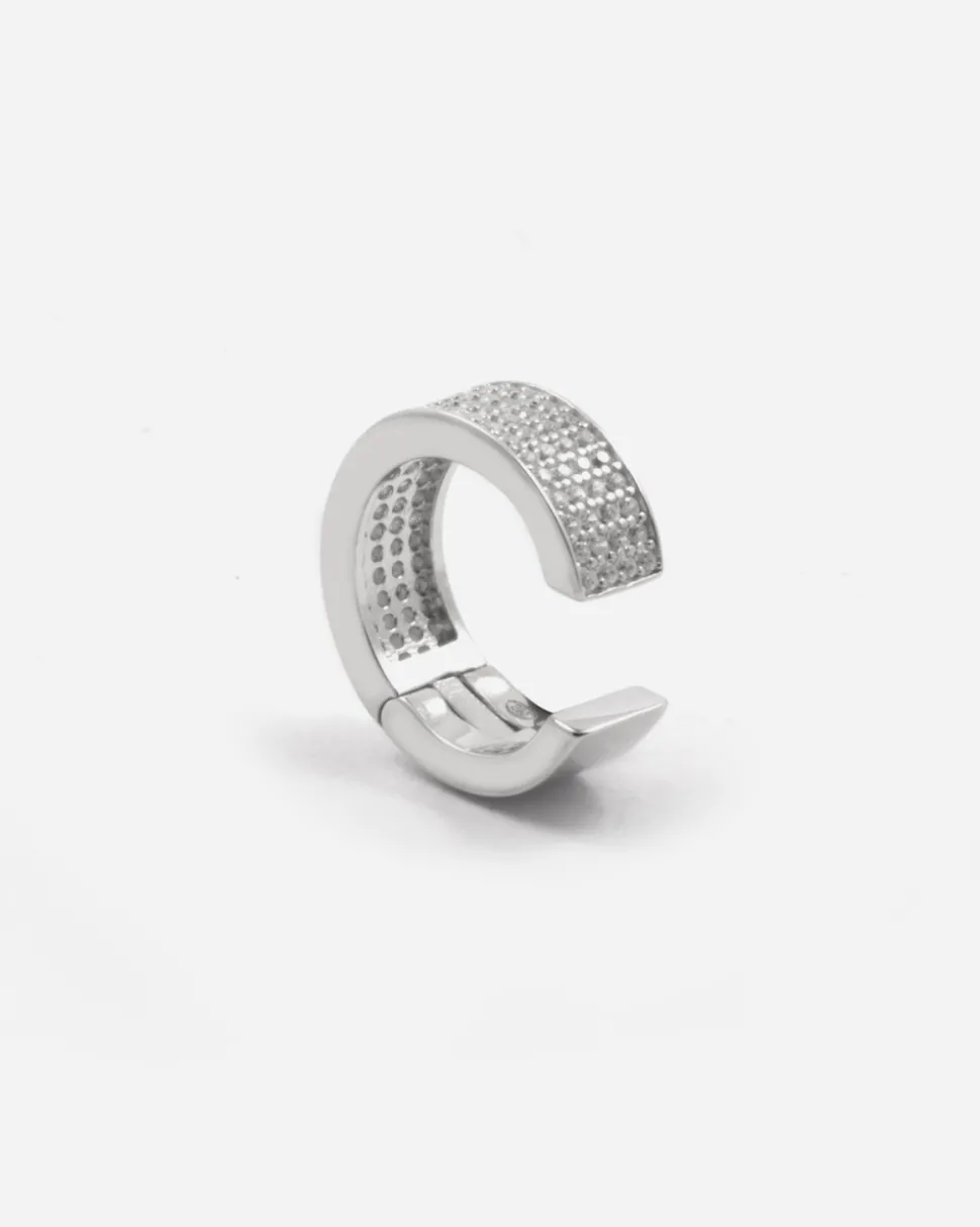 EAR CUFF SCATTINO IN ARGENTO CON BRILLANTI