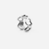 EAR CUFF SHAPE OF LOVE IN ARGENTO