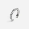 EAR CUFF SHINY HANGER IN ARGENTO CON BRILLANTI