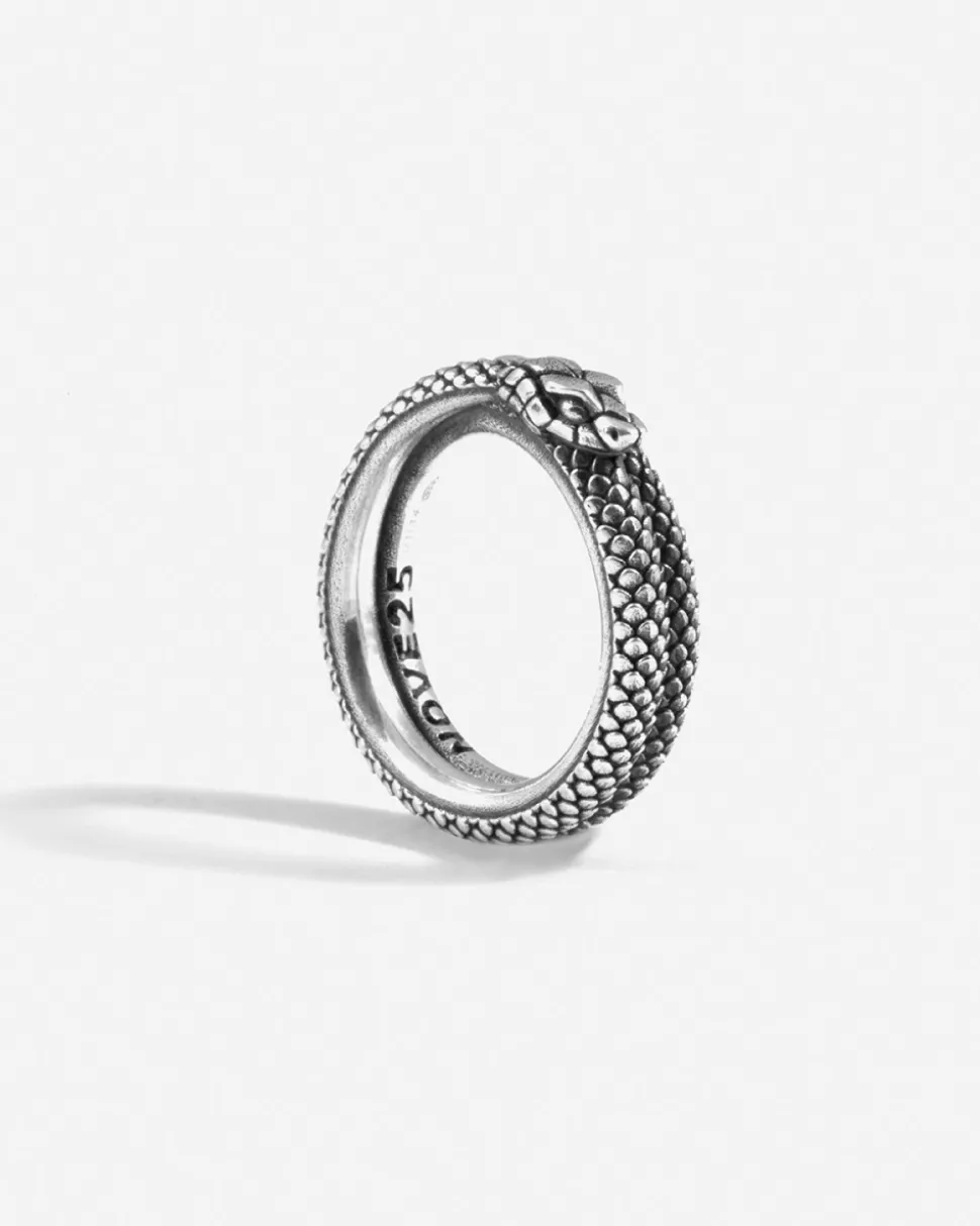 FEDE SERPENTE IN ARGENTO