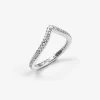 FEDINA CHEVRON BIND IN ARGENTO CON BRILLANTI