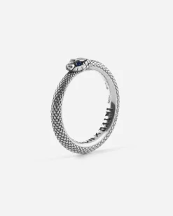 IM INTER X NOVE25 ANELLO BISCIONE CON BRILLANTI NERAZZURRI