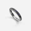 IM INTER X NOVE25 ANELLO FEDINA SQUAMATA CON BRILLANTI NERAZZURRI