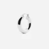 ORECCHINO A CERCHIO BOLD LOOP IN ARGENTO RODIATO