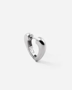 ORECCHINO A CUORE BOLD HEARTLOCK IN ARGENTO