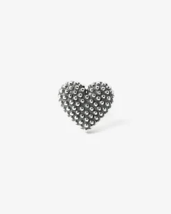 ORECCHINO A LOBO CUORE PUNTINATO