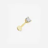 ORECCHINO A LOBO PIERCING GOLDEN SPOT PLACCATO ORO CON BRILLANTE