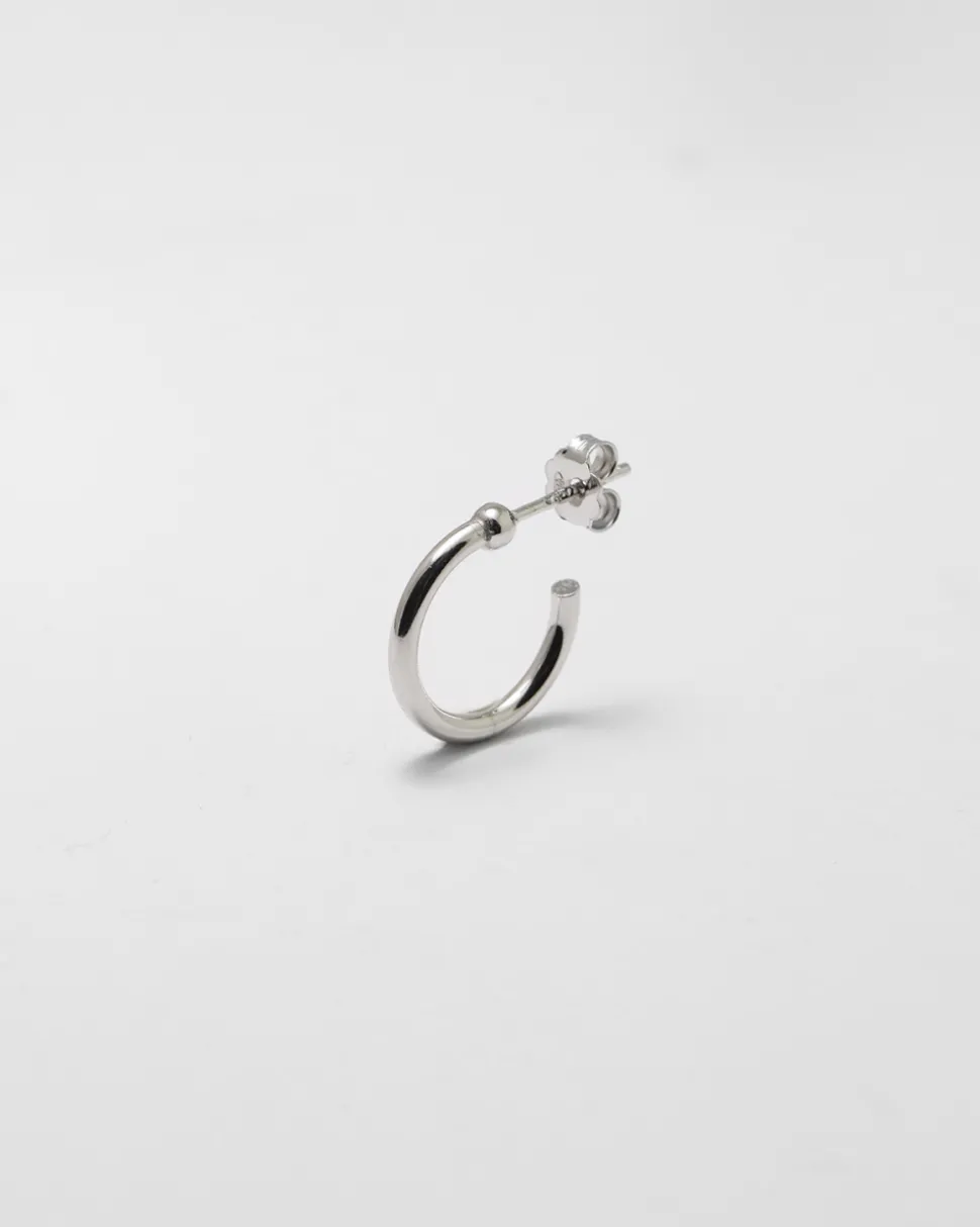 ORECCHINO ALFA PICCOLO IN ARGENTO