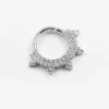 ORECCHINO CERCHIO SILVER CROWN SEPTUM IN ARGENTO CON BRILLANTI