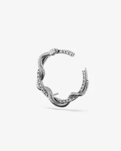 ORECCHINO CON DIAMANTI SHINY SURROUNDING SNAKE