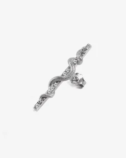 ORECCHINO CON DIAMANTI SHINY CLIMBING SNAKE