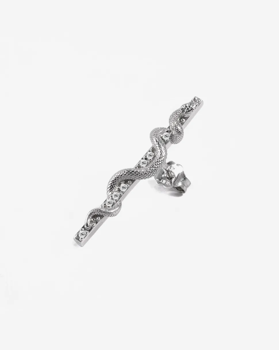 ORECCHINO CON DIAMANTI SHINY CLIMBING SNAKE