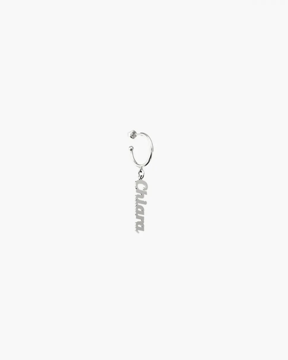 ORECCHINO CON NOME PENDENTE