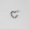 ORECCHINO CUORE FILO SPINATO IN ARGENTO