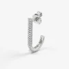 ORECCHINO FANCY HOOK IN ARGENTO CON BRILLANTI