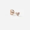 ORECCHINO LOBO PIERCING CON BRILLANTI MULTICOLOR PLACCATO ORO ROSA