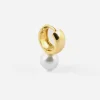 ORECCHINO PEARL OYSTER PLACCATO ORO CON PERLA